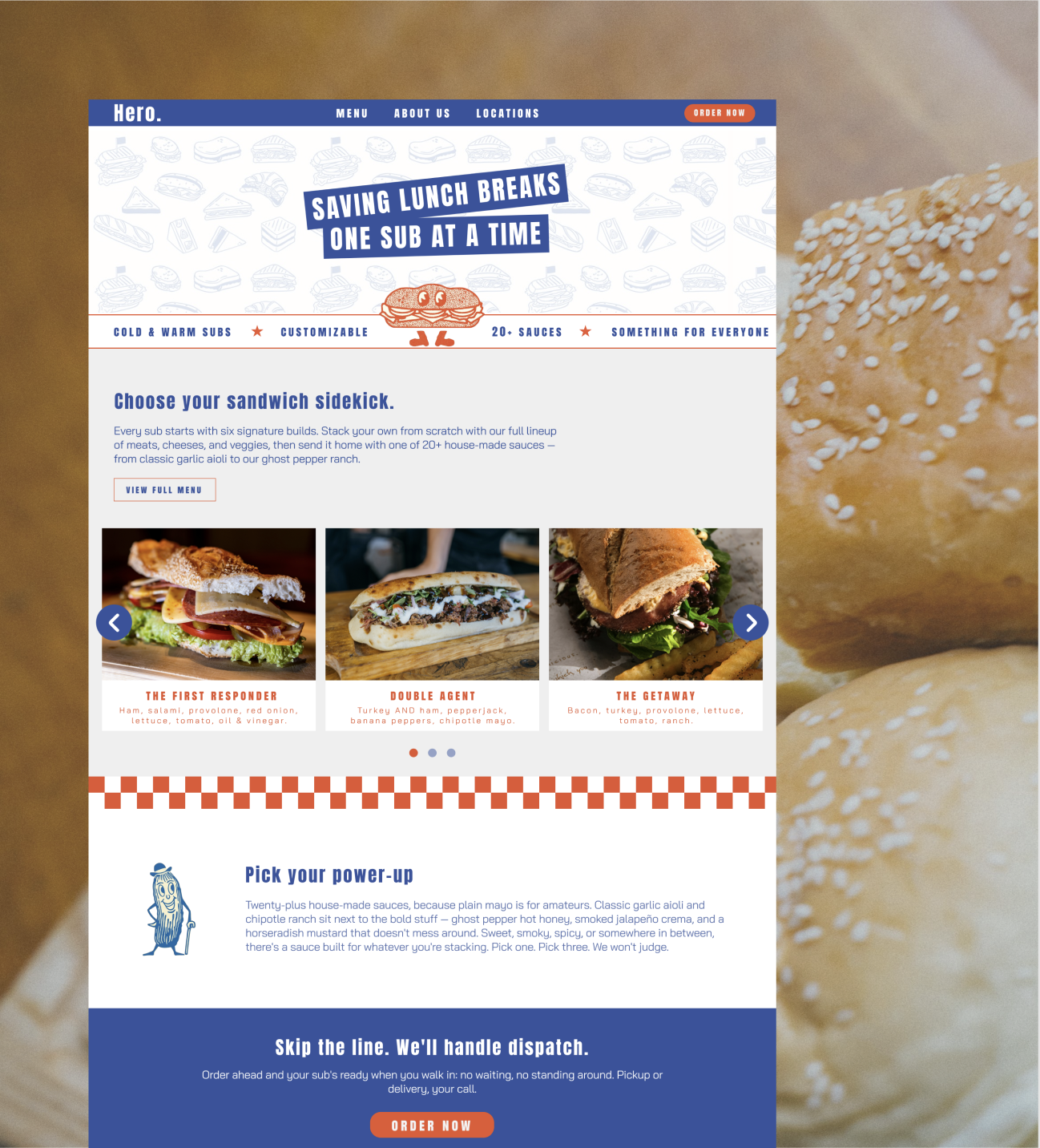 Hero Sub Shop cover